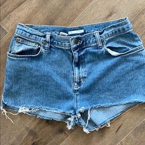 Jean shorts frayed - Jones - size 10 cut offs
